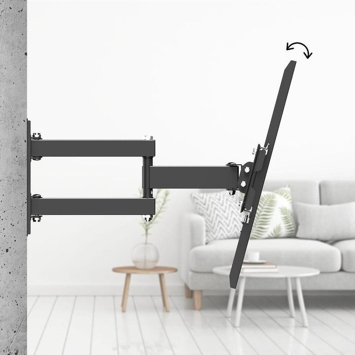TV wall mount, 32 - 75”, up to 40 kg, swivel, tilt, pull-out