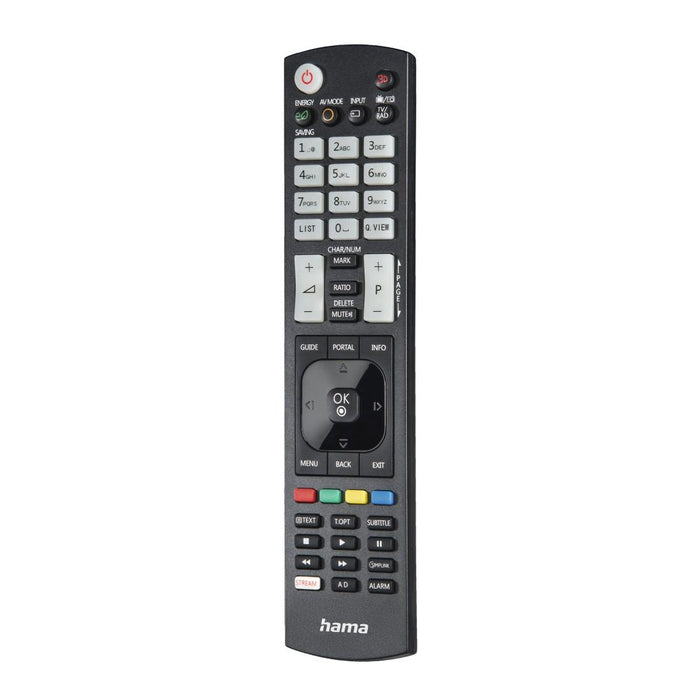 HAMA Universal remote for LG TV, Illuminated buttons, learnable