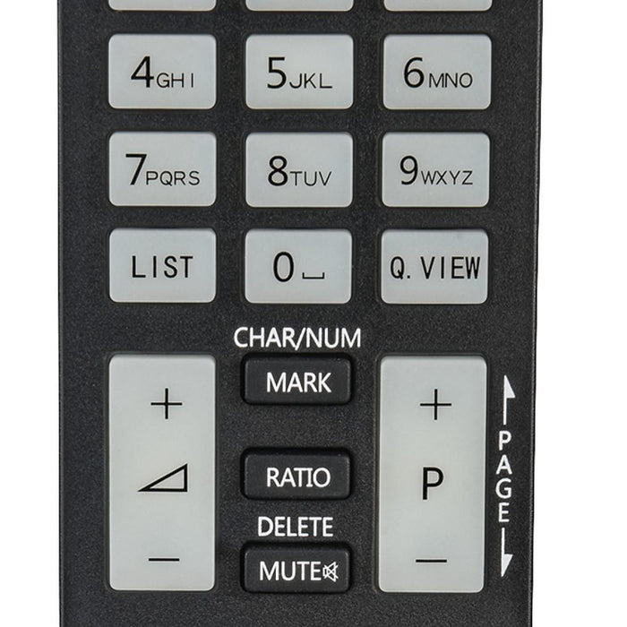 HAMA Universal remote for LG TV, Illuminated buttons, learnable