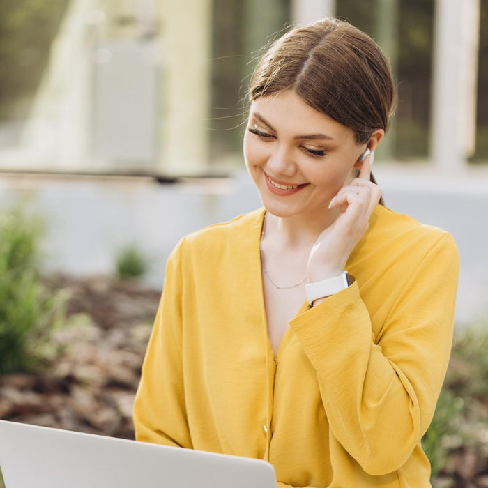 HAMA Bluetooth headphones "Freedom Buddy II", True Wireless, White