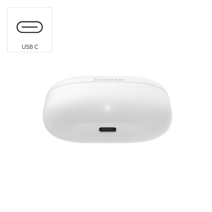HAMA Bluetooth headphones "Freedom Buddy II", True Wireless, White