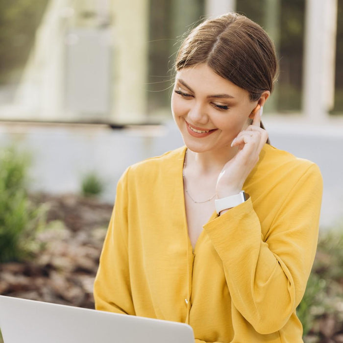 HAMA Bluetooth headphones "Freedom Buddy II", True Wireless, Orange