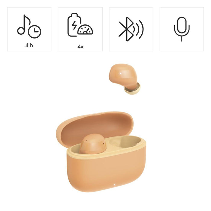 HAMA Bluetooth headphones "Freedom Buddy II", True Wireless, Orange