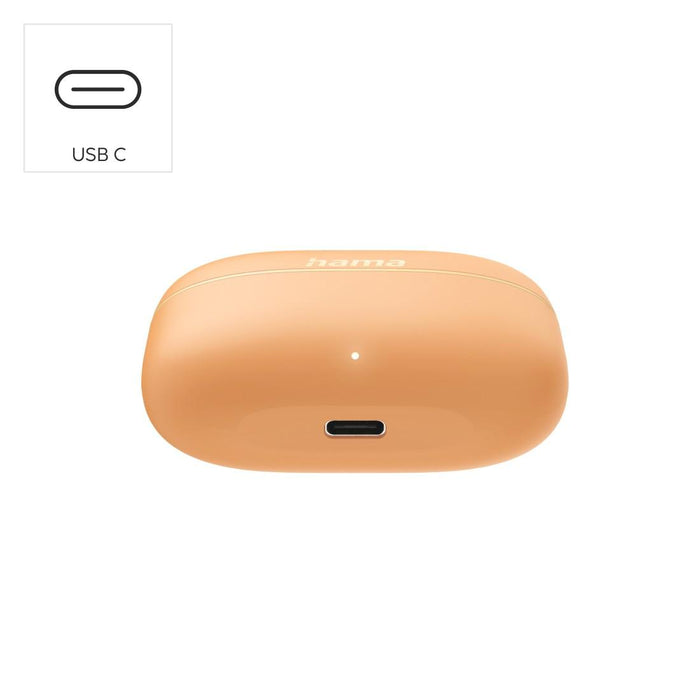 HAMA Bluetooth headphones "Freedom Buddy II", True Wireless, Orange