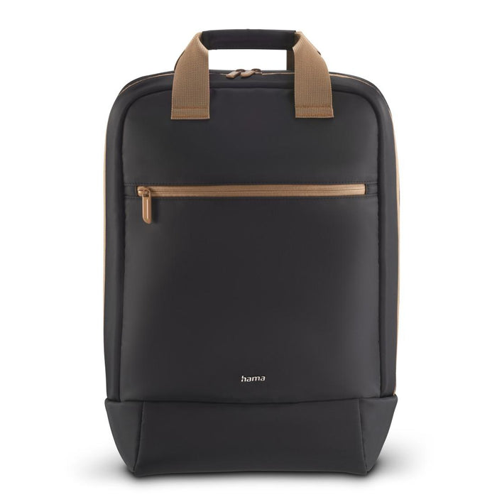 HAMA Laptop backpack "Ultra Lightweight", up to 41 cm (16.2"), black with brown