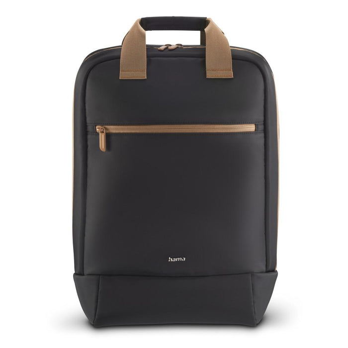 HAMA Laptop backpack "Ultra Lightweight", up to 41 cm (16.2"), black with brown