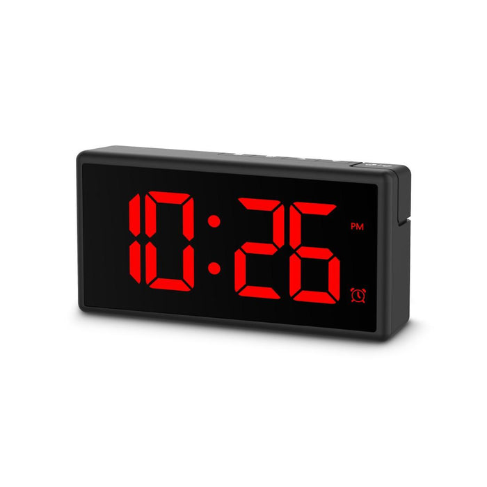 HAMA Digital clock "Ibiza", multi-color display, with USB charging function