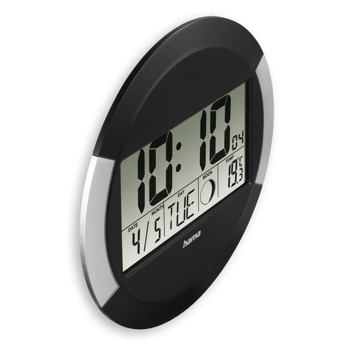 Wall DCF radio clock "Ischia", black