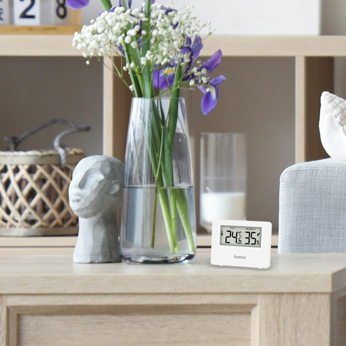HAMA "Ebro" Digital thermometer/hygrometer, white