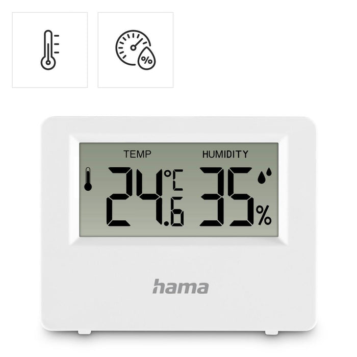 HAMA "Ebro" Digital thermometer/hygrometer, white