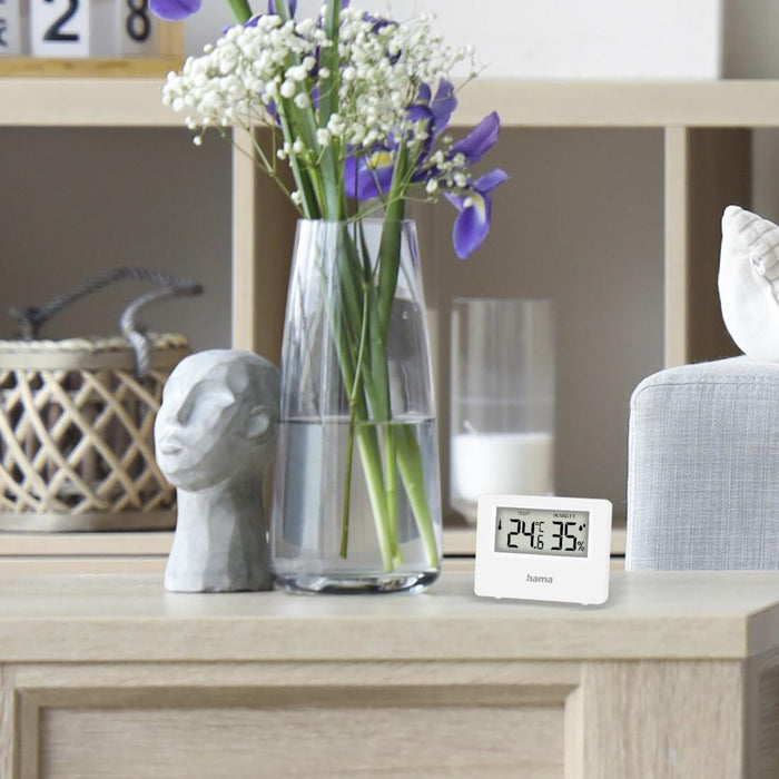 HAMA "Ebro" Digital thermometer/hygrometer, white