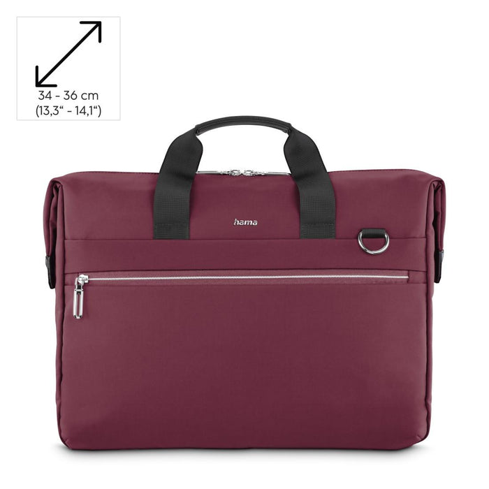 HAMA Laptop Bag "Ultimate", 34 - 36 cm (13.3" - 14.1"), red