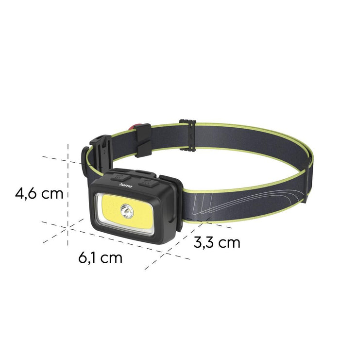 HAMA Headlamp "HL350" LED, batteries, 7 modes