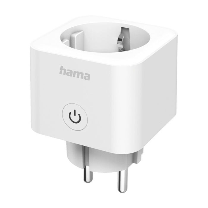 HAMA Smart mini WiFi socket 3680W, 16A with app for measuring energy consumption
