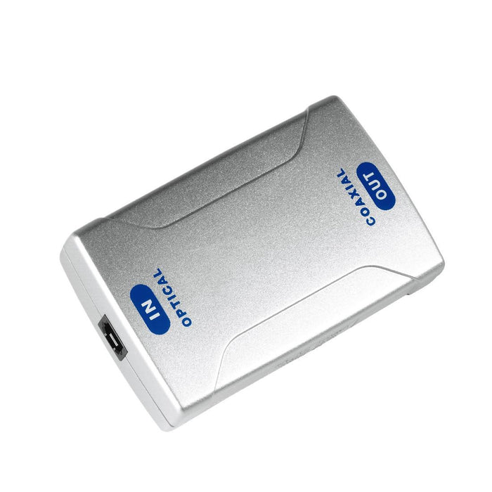 Optical converter HAMA, Optical IN ODT (Toslink)/Coax OUT, Silver