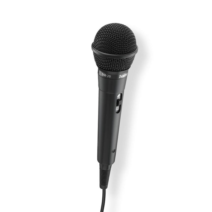 HAMA Dynamic microphone "Party", cable jack 2.5 m, adapter, on/off