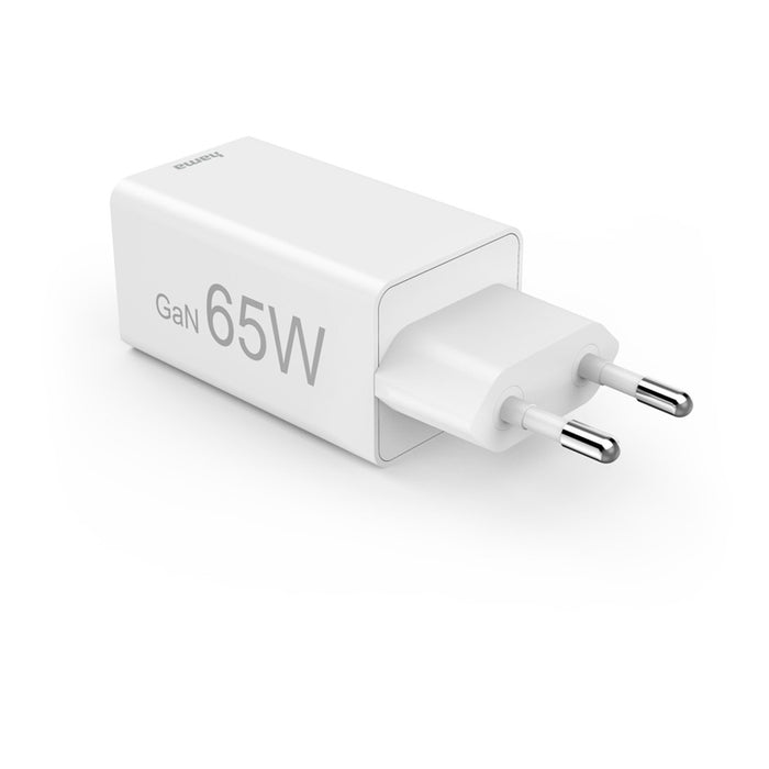 HAMA Fast mini charger, 65W, GaN, PD, 201996