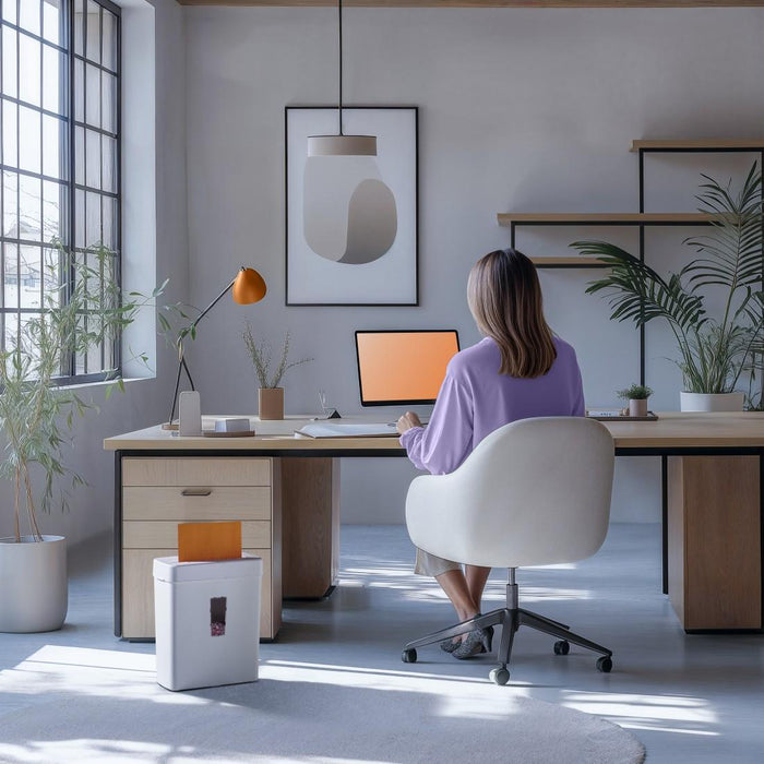 HAMA Shredder "Prime M50CD-B", security level P5 T2 E2 O1, white