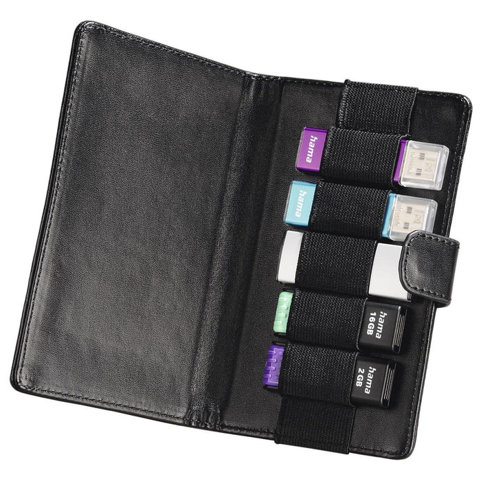 HAMA Case "Vegas" for 5 USB sticks, black