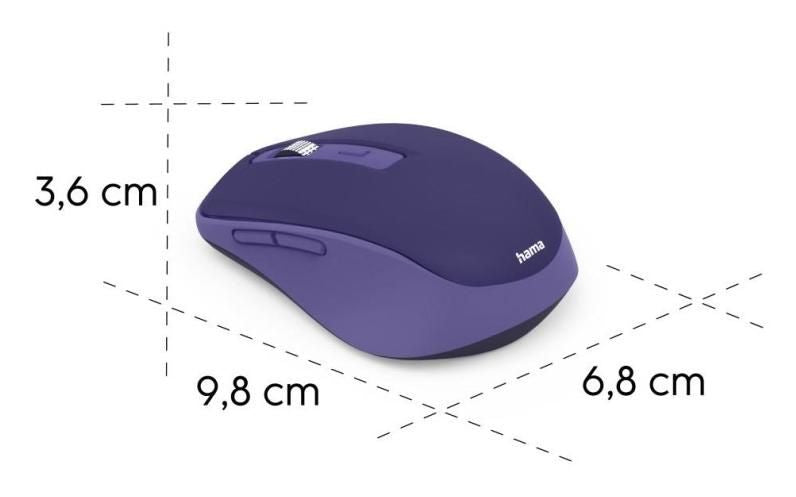 HAMA Wireless Mouse "WM-450", 2.4 GHz / Bluetooth, 7 buttons