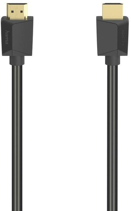 Cable HAMA High Speed, HDMI male - HDMI male, 8K, 48GB/s, Ethernet, 1 m, Posl. connectors, Black