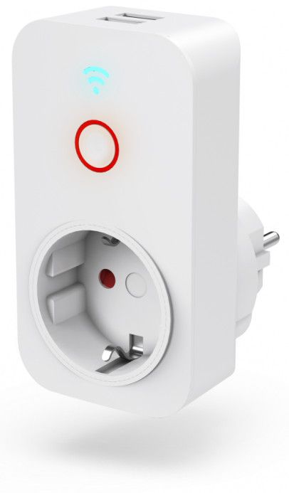 HAMA Smart WiFi socket, 2 USB ports, 2300 W, 10 A, HAMA-176612