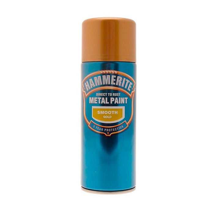 SPRAY PAINT GLOSS GOLD HAMERITE