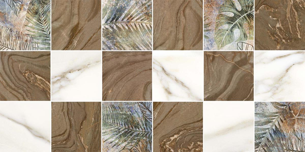 DECOR 30X60 PORTOBELLO SQUARES BROWN