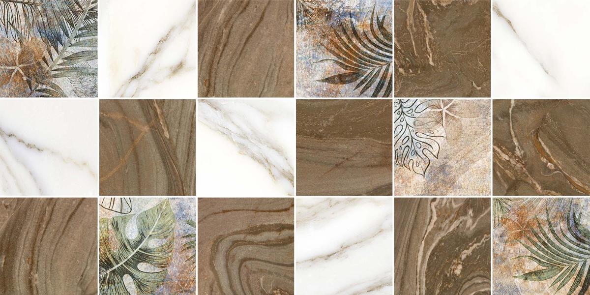 DECOR 30X60 PORTOBELLO SQUARES BROWN