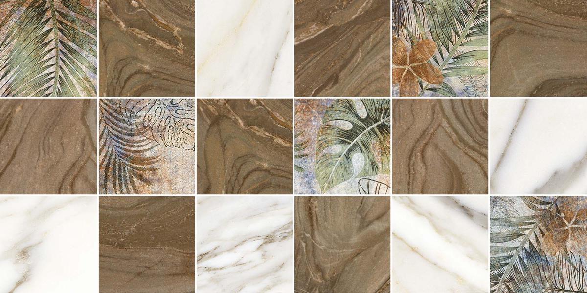 DECOR 30X60 PORTOBELLO SQUARES BROWN