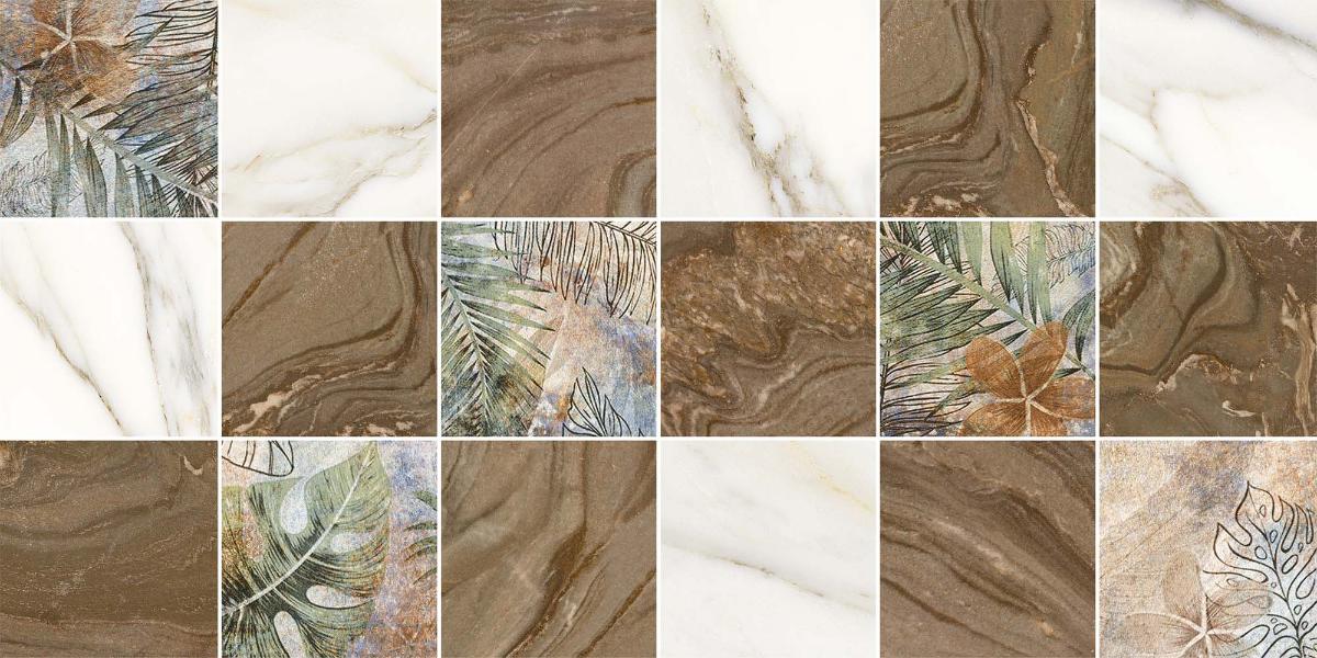 DECOR 30X60 PORTOBELLO SQUARES BROWN