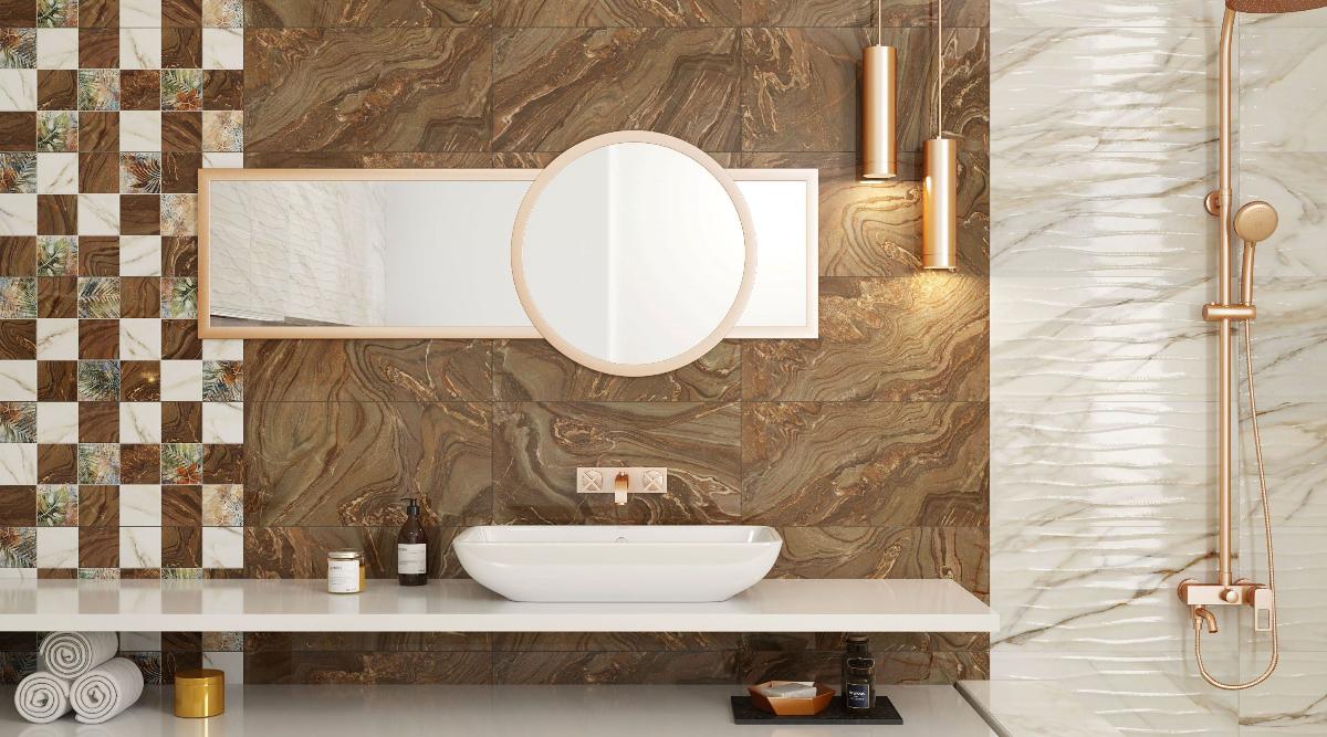 DECOR 30X60 PORTOBELLO SQUARES BROWN