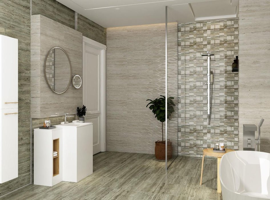 WALL TILE 30X60 GRASS LIGHT GRAY