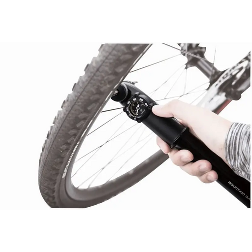 Hand pump Topeak Mountain DA G dual action manometer - PumpsSIR-POM<<<Bicycles and accessoriesSIR<<<ActionPL