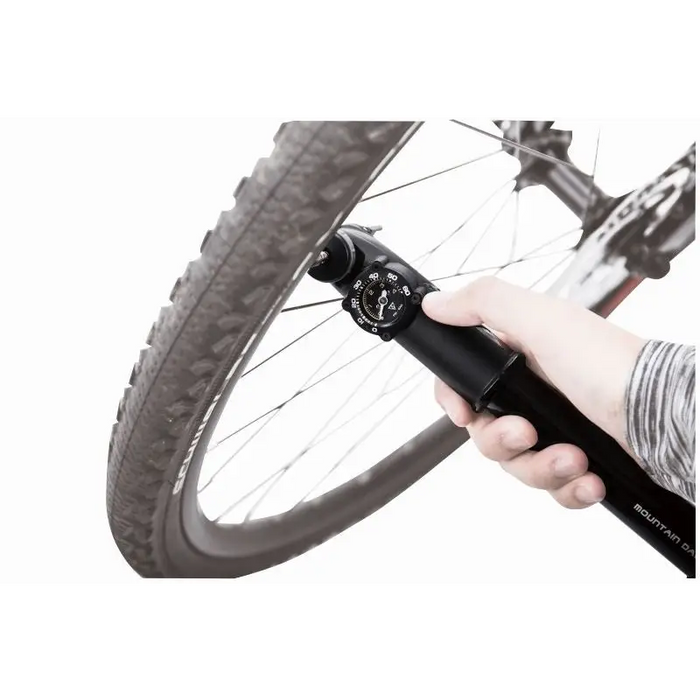 Hand pump Topeak Mountain DA G dual action manometer - PumpsSIR-POM<<<Bicycles and accessoriesSIR<<<ActionPL