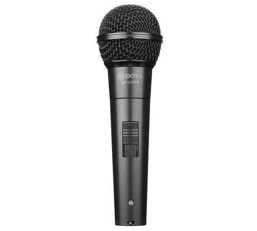 Handheld microphone BOYA BY-BM58 - dynamic - Микрофони<<<Компютърна периферия<<<ValiAPI&&&Microphone<<<Основна<<<DunaXML