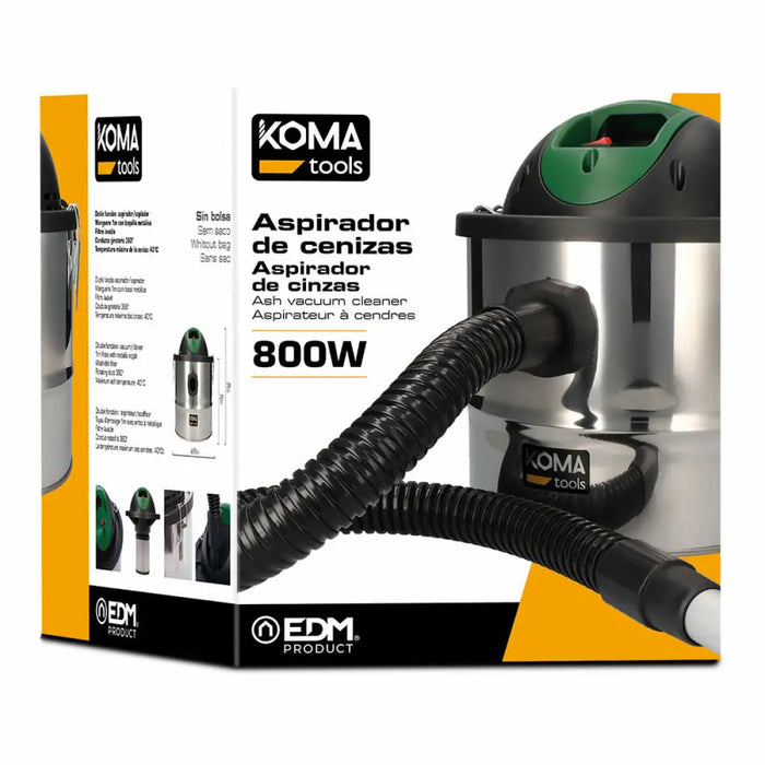 Handheld Vacuum Cleaner Koma Tools 800 W - Почистване Прахосмукачки И Гладене<<<Дом Градина<<<BigBuy&&&Прахосмукачки и