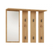 Hanger + mirror PARMA 100x15x.81.5 cm artisan oak - Hanging hangersWIE-WIS<<<HangersWIE<<<ActionPL