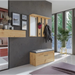 Hanger + mirror PARMA 100x15x.81.5 cm artisan oak - Hanging hangersWIE-WIS<<<HangersWIE<<<ActionPL