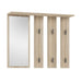 Hanger + mirror PARMA 100x15x.81.5 cm oak sonoma - Hanging hangersWIE-WIS<<<HangersWIE<<<ActionPL