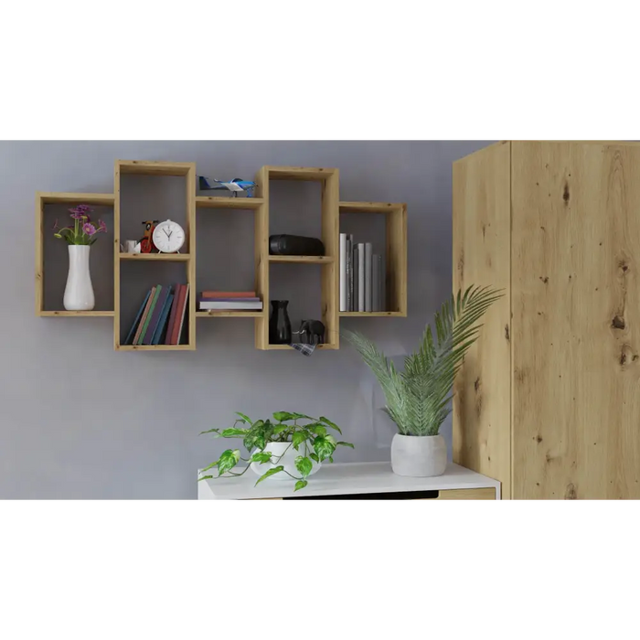 Hanging bookcase Bilbao 7.0 Wall mounted shelves Oak Artisan - Furniture wooden shelvesPOL-DRE<<<Furniture