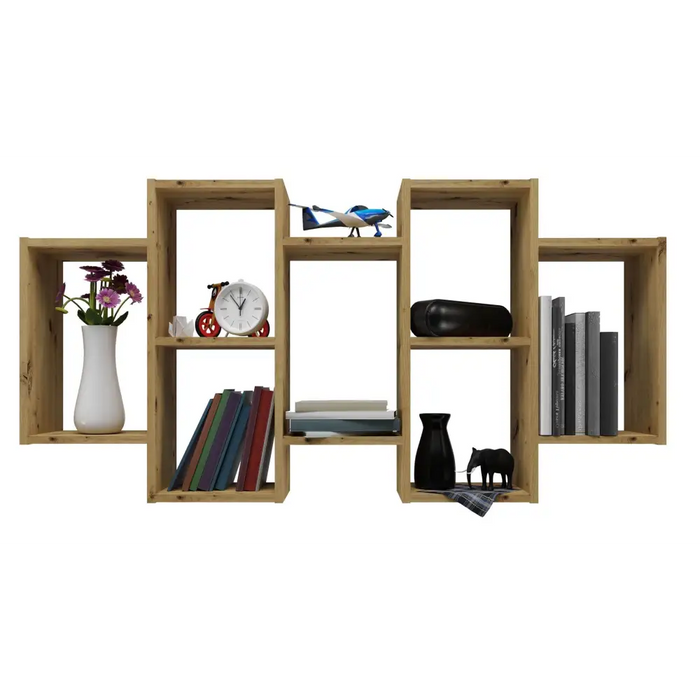 Hanging bookcase Bilbao 7.0 Wall mounted shelves Oak Artisan - Furniture wooden shelvesPOL-DRE<<<Furniture