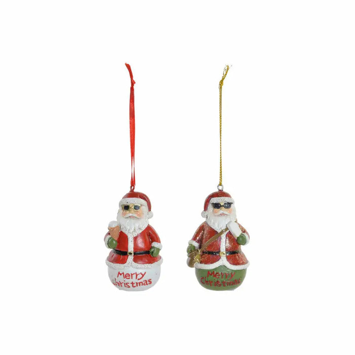 Hanging decoration DKD Home Decor Christmas Resin (2 pcs) (4.5 x 3 x 7 cm) - Декорация и Осветление<<<Дом