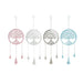 Hanging decoration DKD Home Decor Tree White Beige Grey Pink 15 x 3 x 44 cm (4 Units) - Декорация и Осветление<<<Дом