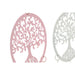 Hanging decoration DKD Home Decor Tree White Beige Grey Pink 15 x 3 x 44 cm (4 Units) - Декорация и Осветление<<<Дом