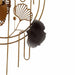 Hanging decoration Gift Decor Blue Copper Golden Metal Flowers Abstract 63 x 121 x 9,5 cm Mural - Декорация и