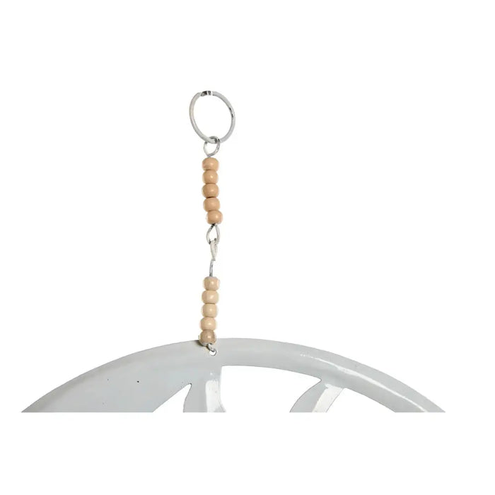Hanging decoration Home ESPRIT Blue White Grey Pink Iron Moon Sun 33 x 1 x 77 cm (4 Units) - Декорация и