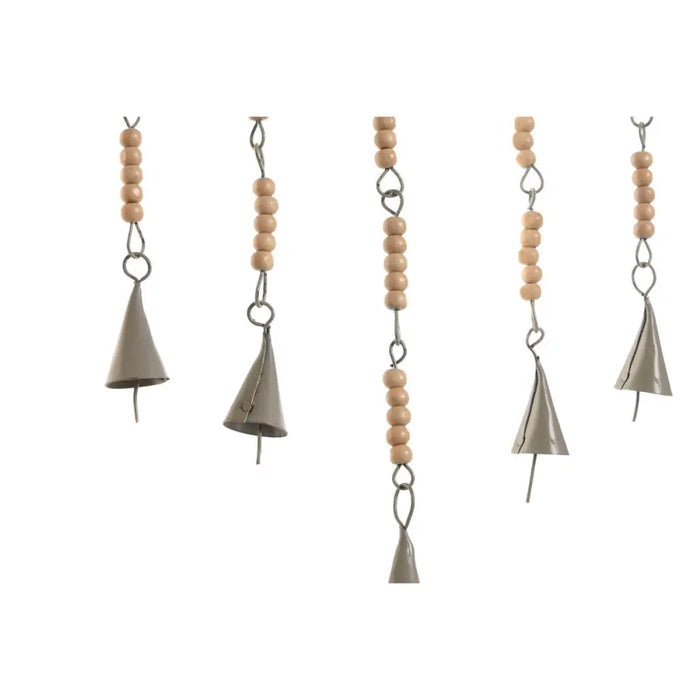 Hanging decoration Home ESPRIT Blue White Grey Pink Iron Tree Buddha Oriental 33 x 1 x 77 cm (4 Units) - Декорация и
