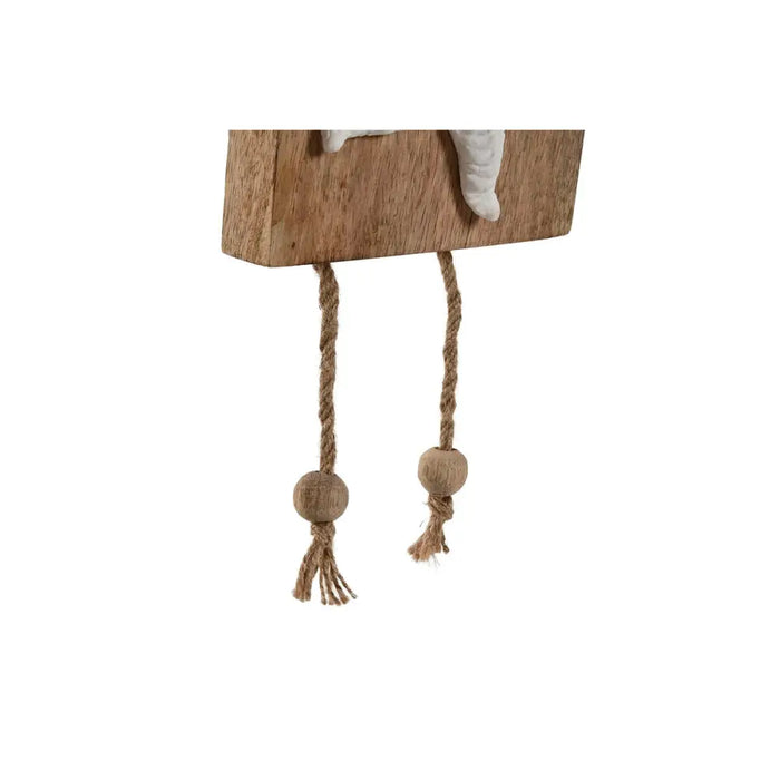 Hanging decoration Home ESPRIT White Natural Mediterranean 15,5 x 4 x 80 cm (2 Units) - Декорация и Осветление<<<Дом