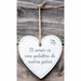 Hanging decoration Magnet & Steel El amor es una palabra de cuatro patas Heart 13 x 13 x 0,8 cm - Декорация и